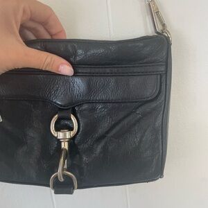 black rebecca minkoff crossbody bag